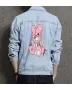 Men's Denim Outerwear Bear - Ideal Gift for Teenager - Everyday Style Style - Great for Urban Fashion - Graduation Gift