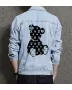 Bear Men's Denim Outerwear - Perfect Present for Teen Boys - Clean Design - for Shopping Days - New Year Gift