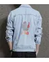 Men's Jean Jacket - for Fashion Lover - Chest Pockets for Shopping Days - Great Gift for Congratulations Urban Men