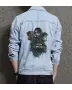 Men's Jean Jacket for Son - Urban Design with Music Events - Gift Idea for Birthday Trend Followers