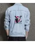 Men's Jean Jacket - Gift for College Student - Simple Style for Coffee Dates - Father's Day for Streetwear Enthusiasts
