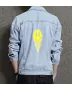 Smile Men's Jean Jacket - Gift for Son on Stylish Look - Everyday Wear Style for Father's Day - Style-conscious Men