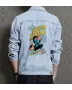 Men's Jean Jacket - Sub Zero Bros Mortral Madness - Gift for Fans - Vintage Look - Christmas Present