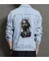 Kobe Bryant Men's Relaxed Fit Jean Jacket - for Husband - Vintage Style for Casual Fridays - Great Gift for Christmas Fashion Fans