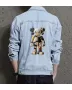 Men's Relaxed Fit Jean Jacket - for Son - Everyday Style for Shopping Days - Great Gift for Holiday Season Streetwear Enthusiasts
