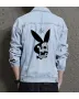 Men's Relaxed Fit Jean Jacket - Gift for Brother on Vintage Style - Casual Outings Style for Special Occasion - Modern Men