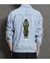 Men's Relaxed Fit Jean Jacket - Gift for Son on Versatile Design - Casual Outings Style for Back to School - Young Men