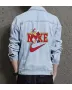 Men's Relaxed Fit Jean Jacket - Gift for Teen Boys - Front Pockets for Casual Meetups - Back to School for Street Style Lovers