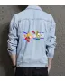 Mario Men's Denim Jacket - Gift for Him - Stylish Outerwear for Christmas - Graduation Present