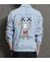 Kaw Men's Street Style Denim Jacket - for Nephew - Minimalist Design for Leisure Activities - Great Gift for Anniversary Street Style Lovers