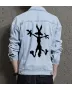 Men's Street Style Denim Jacket - for Teenager - Clean Design for City Outings - Great Gift for Holiday Season Fashion Fans