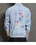 Men's Street Style Denim Jacket - Gift for Dad on Regular Cut - Outdoor Activities Style for Back to School - Teenagers