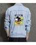 Men's Street Style Denim Jacket - Gift for Fashion Lover - Minimalist Design for Shopping Days - Christmas for Young Men