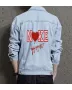 Men's Street Style Denim Jacket - Gift for Graduate - Simple Style for Shopping Days - Christmas for Gen Z Men