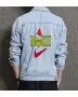 Men's Street Style Denim Jacket - Gift for Nephew - Button Closure for Coffee Dates - Anniversary for Gen Z Men