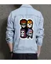 Men's Urban Jean Jacket - for College Student - Urban Design for Weekend Wear - Great Gift for Anniversary Urban Men