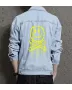 Men's Urban Jean Jacket - Gift for Friend on Regular Cut - Street Style Style for College Start - Teenagers