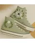 Olive Sneakers for Women – Comfortable and Trendy Footwear for Casual Outings, Daily Wear – Perfect Gift for Ladies