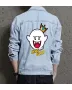 Retro King Boo Denim Jacket for Men – Nintendo Gift – Halloween Costume