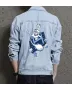 Retro Mario Denim Jacket for Men - Gift for Fans - Gaming Collection