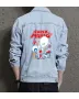 Retro Mario Denim Jacket for Men - Gift for Gamers - Christmas Gift