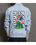 Retro Mario Denim Jacket for Men - Gift for Gamers - Gaming Enthusiast Birthday Gift