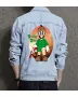 Retro Mario Denim Jacket for Men - Gift for Nintendo Fans - Christmas Gift