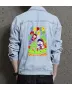 Retro Mario Denim Jacket for Men - Gift for Nintendo Fans - Christmas Gift