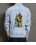 Mortal Kombat Men's Denim Jacket - Stylish Gift for Him - Casual Fashion for Christmas - Birthday Present