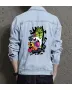 Supper Payaso Denim Jacket - Retro Gamer Gift - Trendy Outerwear for Men - Father's Day Present