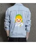 Supper Payaso Denim Jacket - Stylish Gift for Men - Retro Gaming Outerwear - Birthday Present