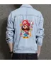 Supper Payaso Men's Denim Jacket - Gamer Gift - Vintage Style - Christmas Present