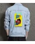 Supper Payaso Men's Jean Jacket - Retro Gaming Gift - Stylish Denim for Men - Holiday Present