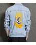 Supper Sayyan Bros Men's Denim Jacket - Retro Gaming Gift - Stylish Outerwear - Christmas Present