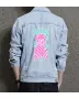 Teddy Bear Jean Jacket for Men – Gift for Streetwear Fans – Christmas Gift