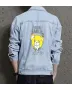 Teddy Bear Jean Jacket for Men – Gift for Streetwear Fans – Christmas Gift