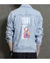 Teddy Bear Jean Jacket for Men – Gift for Streetwear Fans – Birthday Present