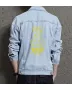 Teddy Bear Jean Jacket for Men – Gift for Streetwear Fans – Christmas Gift