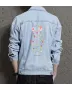 Teddy Bear Jean Jacket for Men – Gift for Streetwear Fans – Christmas Gift