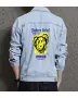 Teddy Bear Jean Jacket for Men – Gift for Streetwear Fans – Christmas Gift