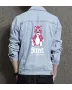 Teddy Bear Jean Jacket for Men – Gift for Streetwear Fans – Birthday Present