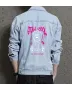 Teddy Bear Jean Jacket for Men – Gift for Streetwear Fans – Christmas Gift