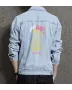 Teddy Bear Jean Jacket for Men – Gift for Streetwear Fans – Holiday Gift