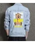 Teddy Bear Jean Jacket for Men – Gift for Streetwear Fans – Holiday Gift
