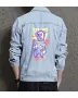 Teddy Bear Jean Jacket for Men – Gift for Streetwear Fans – Christmas Gift