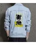 Teddy Bear Jean Jacket for Men – Gift for Streetwear Fans – Christmas Gift
