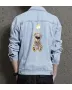 Teddy Bear Jean Jacket for Men – Gift for Teen Boys – Christmas Gift