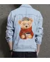 Teddy Coffee Jean Jacket for Men – Gift for Teen Boys – Holiday Gift