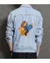 Teddy Hiphop Jean Jacket for Men – Gift for Streetwear Fans – Christmas Gift