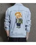 Teddy in School Jean Jacket for Men – Gift for Teen Boys – Back-to-school Gift